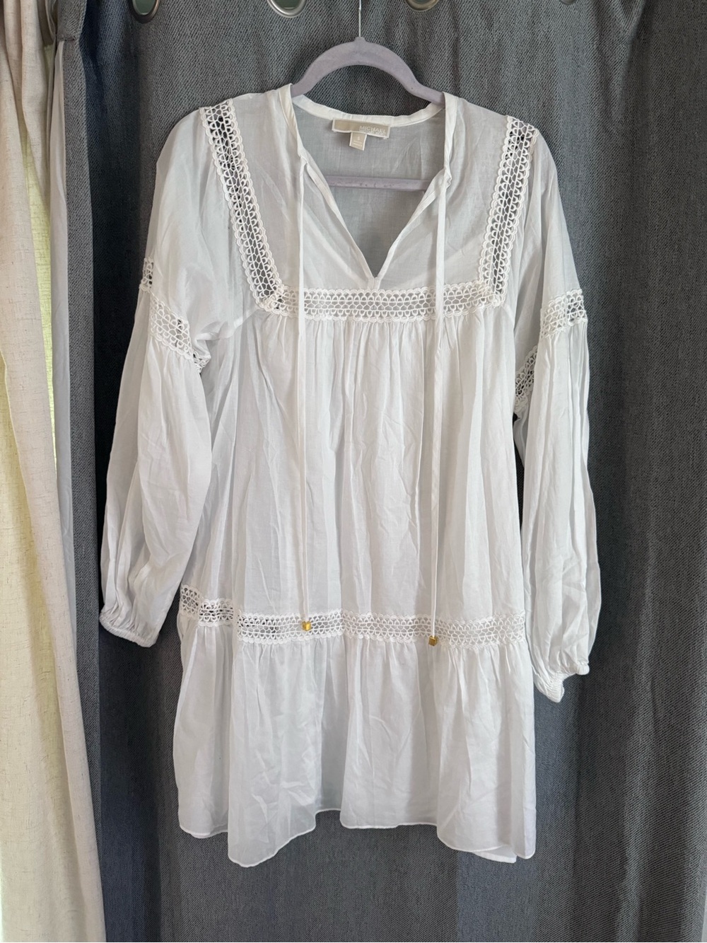 Michael Kora White Sundress
